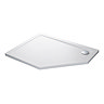 Mira Flight Low Offset Pentagon Shower Tray 1200 x 900mm Large Image