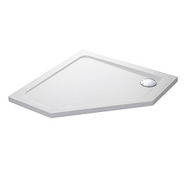 Mira Flight Low Pentagon Shower Tray 900 x 900mm Large Image