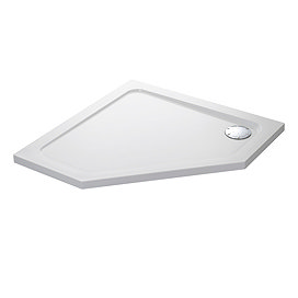 Mira Flight Low Pentagon Shower Tray 900 x 900mm Large Image