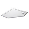 Mira Flight Low Pentagon Shower Tray 900 x 900mm Large Image