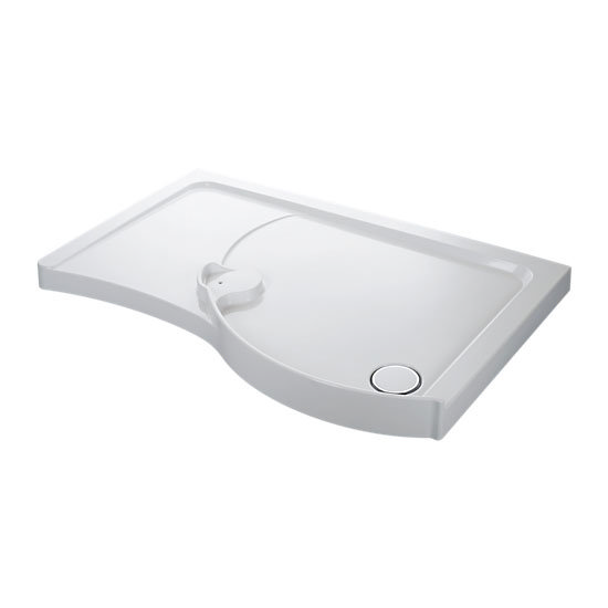 Mira Flight Right Hand Walk-In Shower Tray Large Image