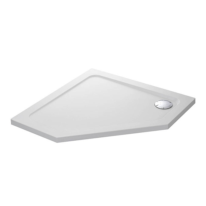 Mira Flight Safe Anti-Slip Pentagon Shower Tray 900 x 900mm Large Image