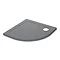 Mira Flight Safe Anti-Slip Quadrant Shower Tray 900 x 900mm - Grey Anthracite Large Image