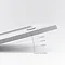 Mira Flight Safe Anti-Slip Rectangular Shower Tray - Titanium Grey  Profile Large Image