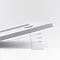 Mira Flight Safe Anti-Slip Square Shower Tray - Grey Anthracite Profile Large Image
