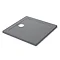 Mira Flight Safe Anti-Slip Square Shower Tray - Grey Anthracite Large Image