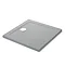 Mira Flight Safe Anti-Slip Square Shower Tray - Titanium Grey Large Image