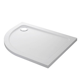 Mira Flight Safe Right Hand Anti-Slip Offset Quadrant Shower Tray Large Image