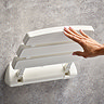 Mira Folding Wall Mounted Shower Seat - White - 2.1536.128  Standard Large Image