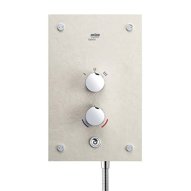 Mira Galena 9.8kW Thermostatic Electric Shower Light Stone 1.1634.084
