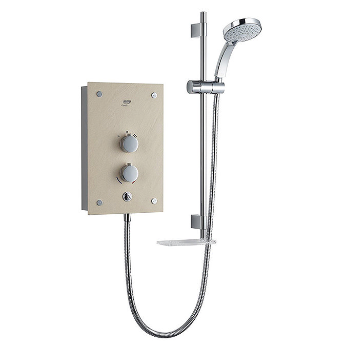 Mira Galena 9.8kW Thermostatic Electric Shower - Light Stone - 1.1634.084 Large Image