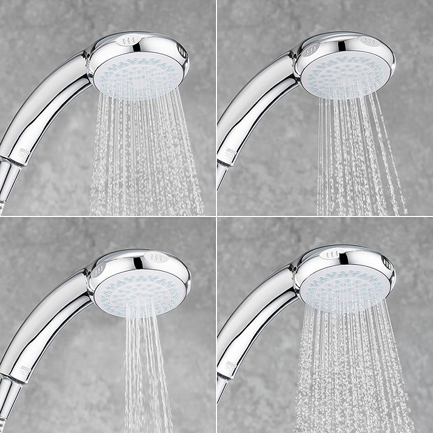 Mira Logic Four Spray Showerhead Chrome 2.1605.176