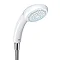 Mira Logic Four Spray Showerhead - White - 2.1605.177  Profile Large Image