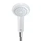 Mira Logic Four Spray Showerhead - White - 2.1605.177 Large Image