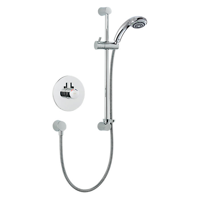 Mira - Miniduo BIV Eco Thermostatic Shower Mixer - Chrome - 1.1663.242 Large Image