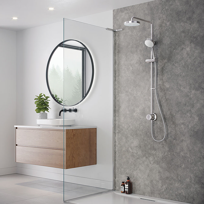 Mira Minimal Dual Outlet Thermostatic Mixer Shower - 1.1943.002  In Bathroom Large Image