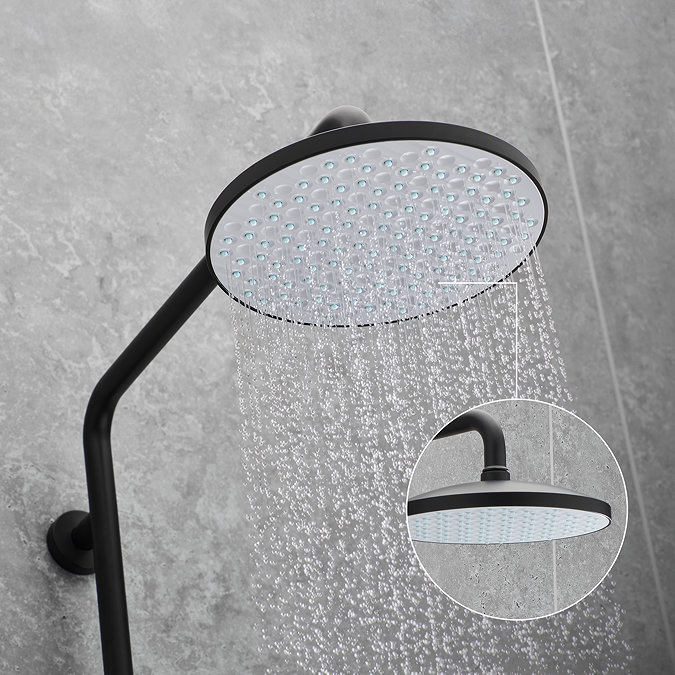 Mira Minimal Dual Outlet Thermostatic Shower Pack - Black