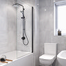Mira Minimal Dual Outlet Thermostatic Shower Pack - Black
