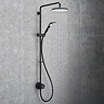 Mira Minimal Dual Outlet Thermostatic Shower Pack - Black