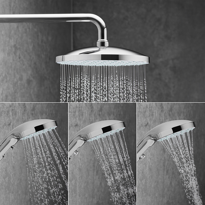 Mira Minimal Dual Outlet Thermostatic Shower Pack - Chrome