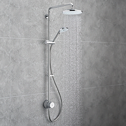 Mira Minimal Dual Outlet Thermostatic Shower Pack - Chrome