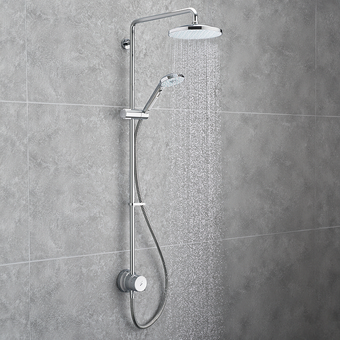 Mira Minimal Dual Outlet Thermostatic Shower Pack - Chrome