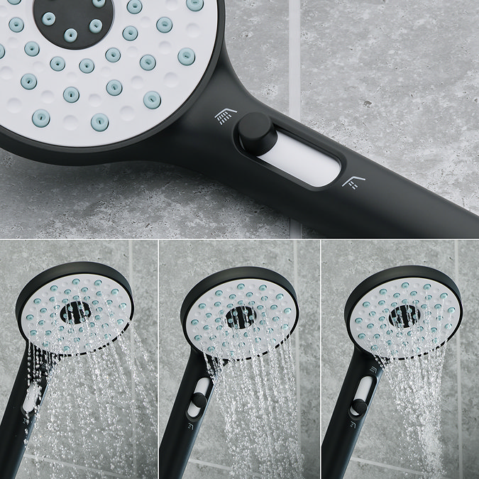 Mira Minimal Single Outlet Thermostatic Shower Pack - Black