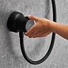 Mira Minimal Single Outlet Thermostatic Shower Pack - Black