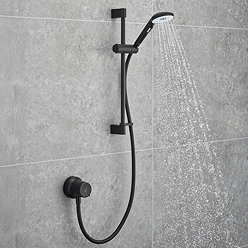 Mira Minimal Single Outlet Thermostatic Shower Pack - Black