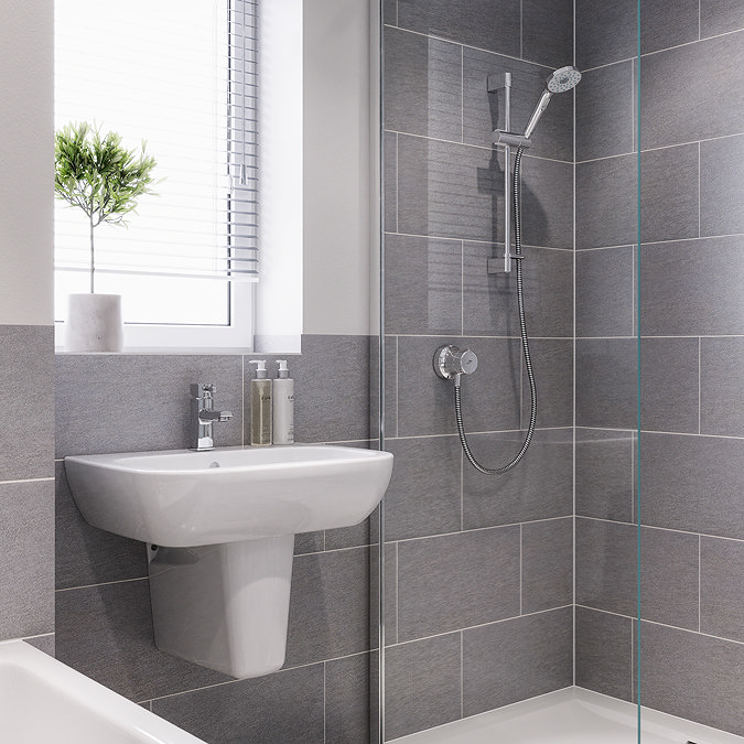 Mira Minimal Single Outlet Thermostatic Shower Pack - Chrome