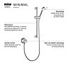 Mira Minimal Single Outlet Thermostatic Shower Pack - Chrome
