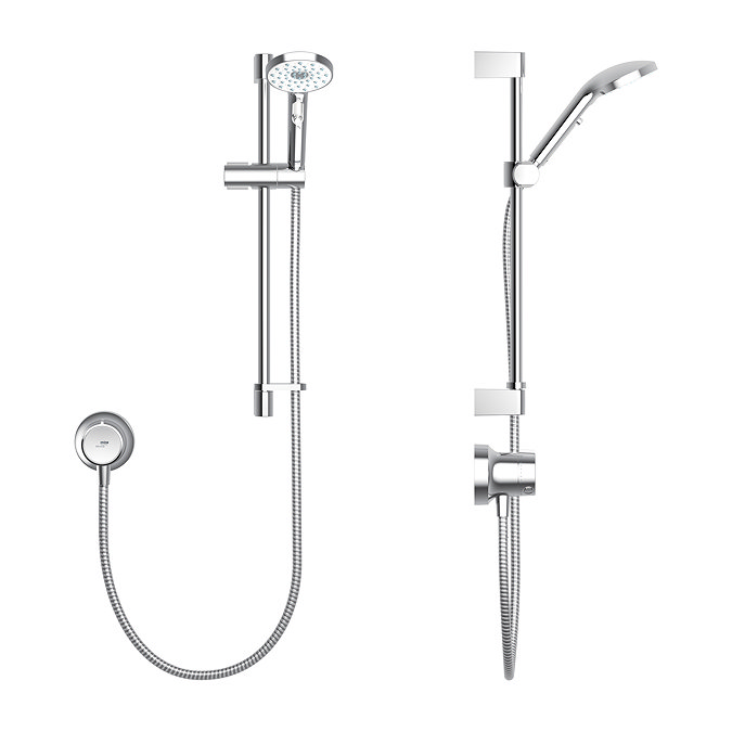 Mira Minimal Single Outlet Thermostatic Shower Pack - Chrome