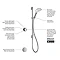 Mira Mode Digital Bath Filler and Shower - Rear Fed - High Pressure/Combi Boiler additional Large I