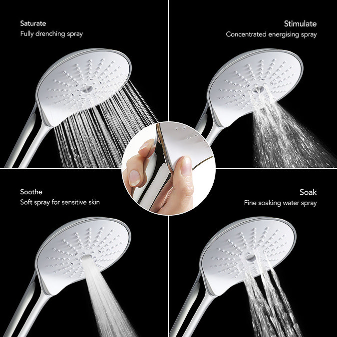 Mira Mode Dual Rear Fed Digital Mixer Shower (Pumped for Gravity) - 1.1874.006 Profile Large Image