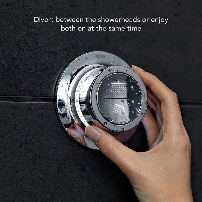 Mira Mode Dual Rear Fed Digital Mixer Shower (Pumped for Gravity) - 1.1874.006 Feature Large Image