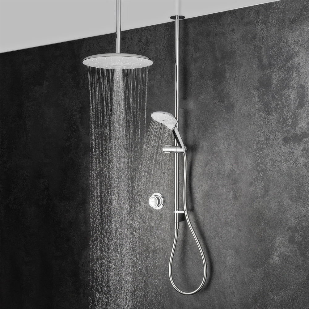 Mira Mode Maxim Ceiling Fed Digital Shower - Pumped