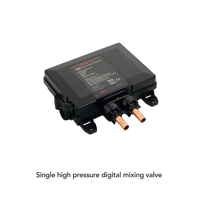 Mira Mode Rear Fed Digital Mixer Shower (High Pressure / Combi Boiler) - 1.1874.003 In Bathroom Lar