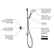Mira Mode Rear Fed Digital Mixer Shower (Pumped for Gravity) - 1.1874.004 Newest Large Image