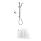 Mira Mode Rear Fed Digital Shower with Bath Filler - High Pressure