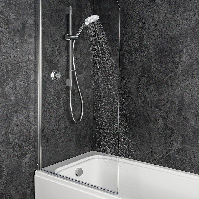 Mira Mode Rear Fed Digital Shower With Bath Filler - Pumped