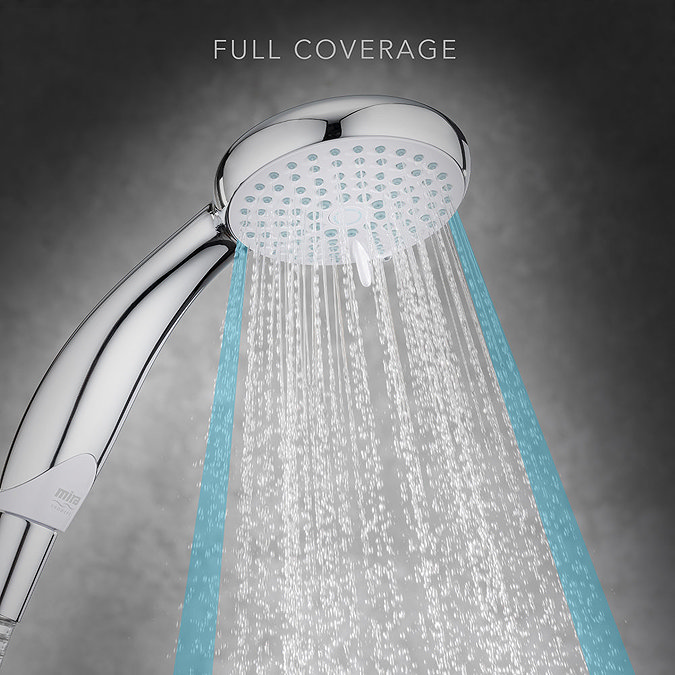 Mira Nectar Eco Four Spray Showerhead - 2.1831.004  In Bathroom Large Image