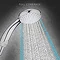 Mira Nectar Eco Single Spray Showerhead - 2.1831.009  Standard Large Image