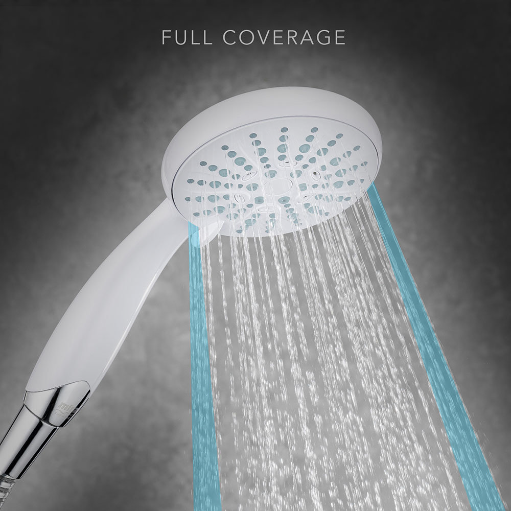 Mira Nectar Five Spray Showerhead - White - 1.1740.618