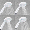 Mira Nectar 110mm Four Spray Showerhead - White - 1.1740.618  Feature Large Image