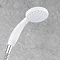 Mira Nectar 90mm Single Spray Showerhead - White - 2.1703.001  Profile Large Image