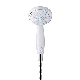 Mira Nectar Single Spray Showerhead - White - 2.1703.001 Large Image