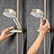 Mira Opero Dual Brushed Nickel Thermostatic Mixer Shower - 1.1944.005  additional Large Image