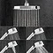 Mira Opero Dual Chrome Thermostatic Mixer Shower - 1.1944.003  Newest Large Image