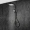 Mira Opero Dual Matt Black Thermostatic Mixer Shower - 1.1944.004 Large Image