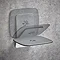 Mira Premium Folding Wall Mounted Shower Seat - Grey/Chrome - 2.1731.002  Feature Large Image